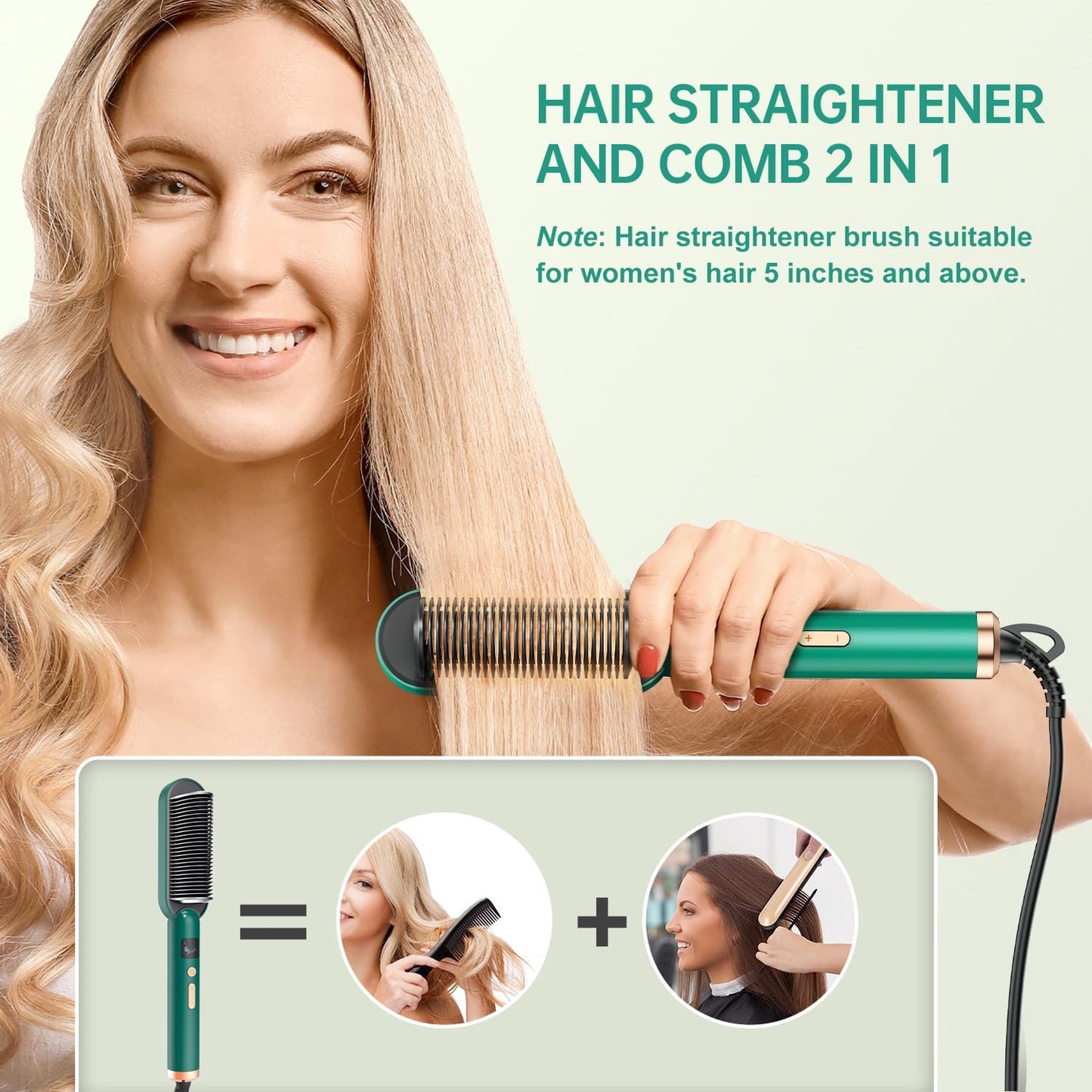 Hair Straightener Brush