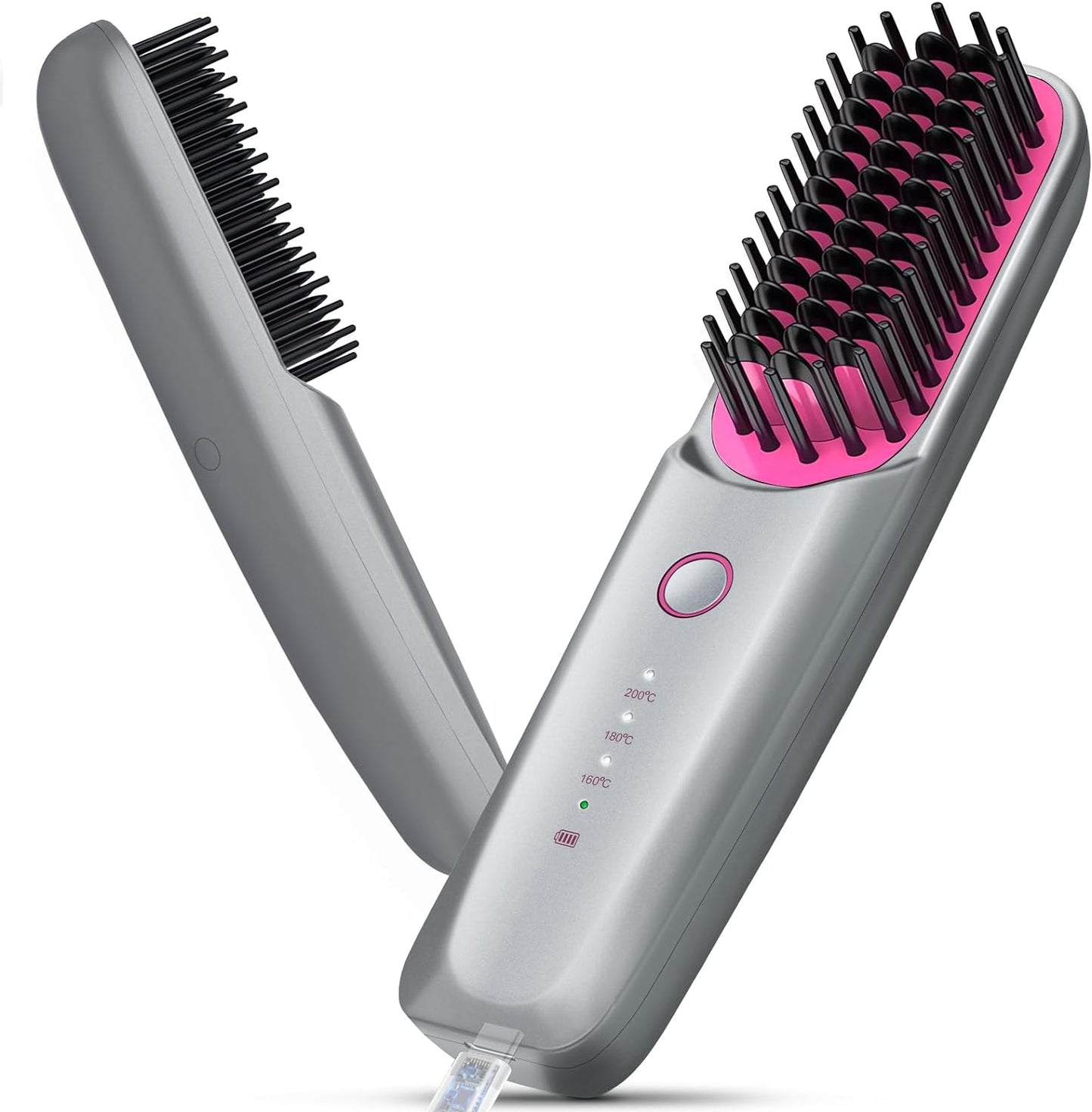 Cordless Hair Straightener Brush